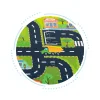 Mata piankowa dla dzieci puzzle miasto ulice drogi