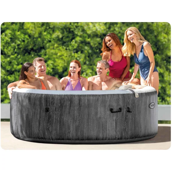 Nadmuchiwane jacuzzi hydromasaż 6 os. 216x71 cm WIFI akcesoria premium INTEX 28442