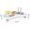 Stolik  z instrumentami stół muzyczny cymbałki +18m ECOTOYS