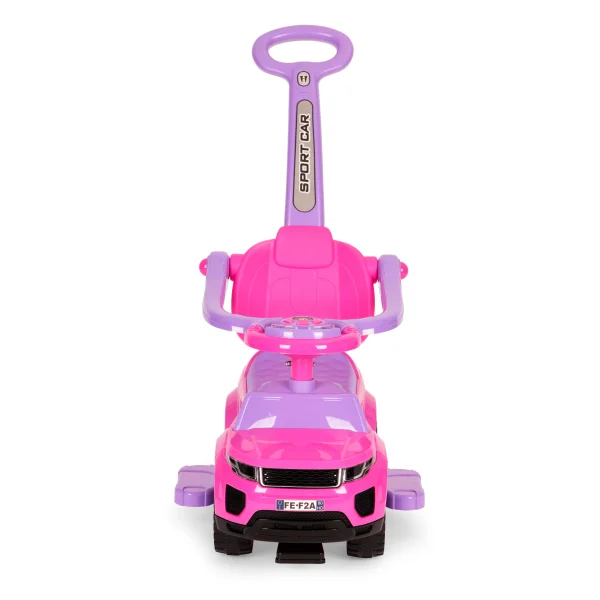 Jeździk chodzik pchacz 3w1 autko super car różowy