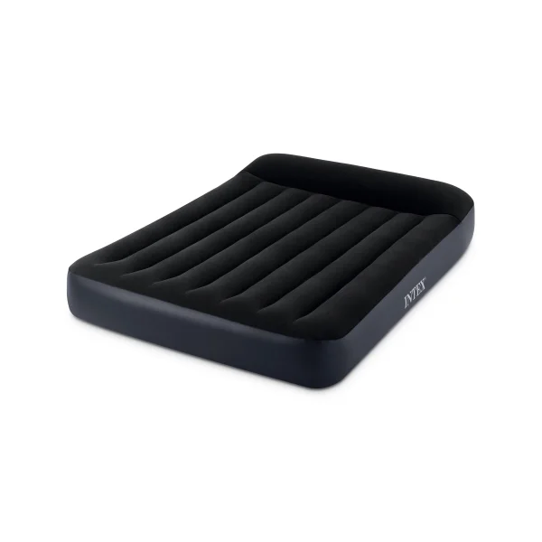 Materac dmuchany 191x137 cm dwuosobowy z pompką łóżko welur INTEX 64148N