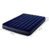 Materac dmuchany dwuosobowy welurowy 191x137 cm INTEX 64758