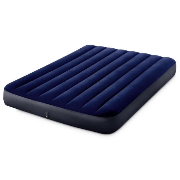 Materac dmuchany dwuosobowy welurowy 191x137 cm INTEX 64758