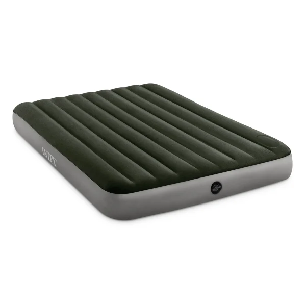 Duży materac dmuchany dwuosobowy 191x137 cm do spania z pompką INTEX 64762