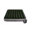 Materac duży dmuchany 203x152 cm dwuosobowy elektryczna pompka gratis INTEX 64779