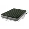 Materac duży dmuchany 203x152 cm dwuosobowy elektryczna pompka gratis INTEX 64779