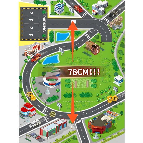 Garaż samochodowy XXL komenda policji 5 poziomów + mata z miastem 82 elementy
