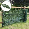 Sztuczny bluszcz żywopłot 3 sztuki 300x50 cm zielona osłona na balkon maskująca - 3 ROLKI
