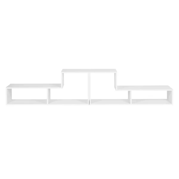 Nowoczesny regał modułowy geometryczny szafka na książki 4 półki ModernHome