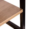 Reał loftowy wysoki 5 półek metal MDF ModernHome