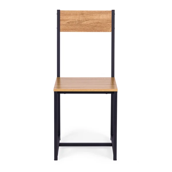 Zestaw komplet mebli stolik 2 krzesła metal MDF ModernHome