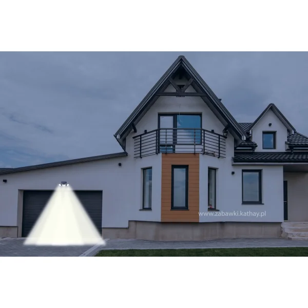 Lampa solarna ogrodowa LED z czujnikiem ruchu 4 tryby