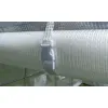 Szklarnia tunel ogrodowy 3x2x2 m foliowy wielosezonowy metalowy stelaż biała folia 2 wejścia