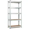 Regał magazynowy 205x120x45 cm stal galwanizowana 5 półek 875 kg ModernHome