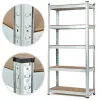 Regał magazynowy 205x120x45 cm stal galwanizowana 5 półek 875 kg ModernHome