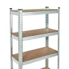 Regał magazynowy 180x90x30 cm stal galwanizowana 5 półek 875 kg ModernHome