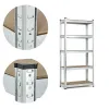 Regał magazynowy 180x90x30 cm stal galwanizowana 5 półek 875 kg ModernHome