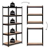 Regał metalowy magazynowy 180x90x30 cm do garażu piwnicy 5 półek 875 kg ModernHome