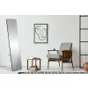 Duże stojące lustro prostokątne wąska rama 148 cm ModernHome