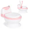 Nocnik toaleta z wyjmowanym wkładem sedes dla dzieci zamykany ze szczotką ECOTOYS