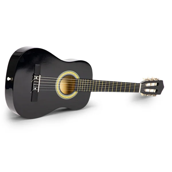 Gitara dla dzieci duża drewniana 6 strun ECOTOYS