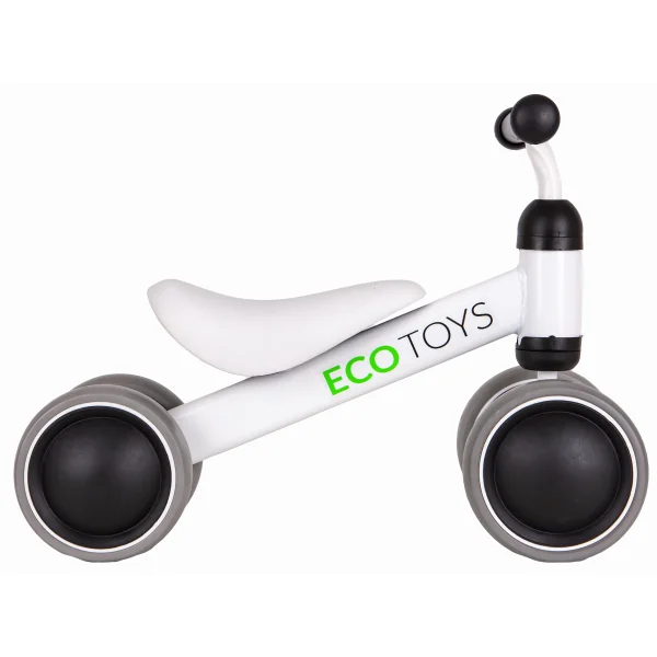 Rowerek biegowy treningowy mini rower dla dzieci biały ECOTOYS