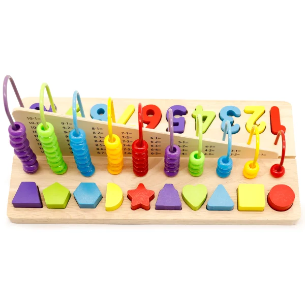 Zabawka edukacyjna liczydło klocki cyfry ECOTOYS
