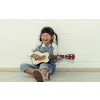 Gitara ukulele dla dzieci drewniana 4 struny nylonowe ECOTOYS