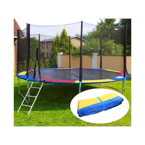 Osłona sprężyn do trampoliny 12 ft miękka mata ochronna 366-374 cm kolorowa