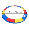 Osłona sprężyn do trampoliny 8 ft miękka mata zabezpieczająca kolorowa 244-250 cm