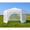 Namiot pawilon ogrodowy handlowy 2x2x2 m z moskitierą biały MultiGarden