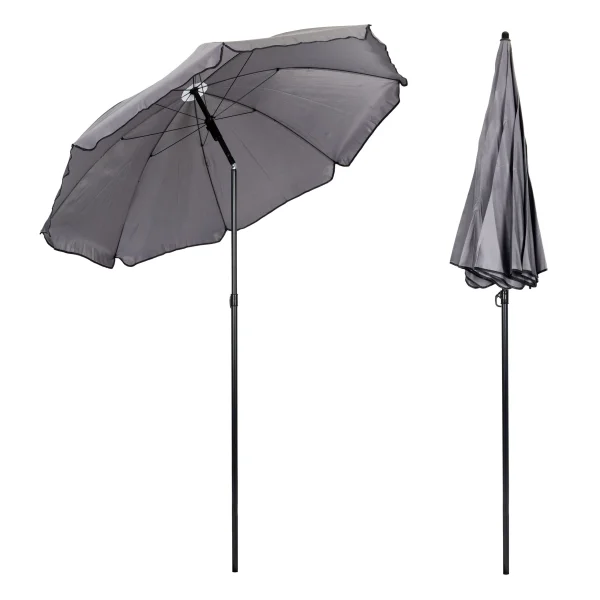 Komplet mebli ogrodowych stolik 4 krzesła parasol MultiGarden