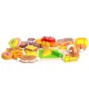 Drewniane jedzenie do krojenia 23 sztuki ECOTOYS