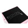 Zestaw mebli dla dzieci stolik + 2 krzesła tablica kredowa różowy ECOTOYS