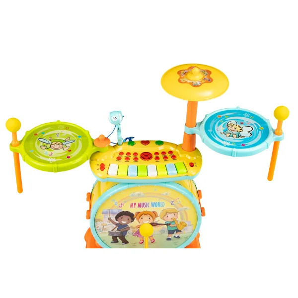 Perkusja organki 2w1 mikrofon karaoke mp3 led