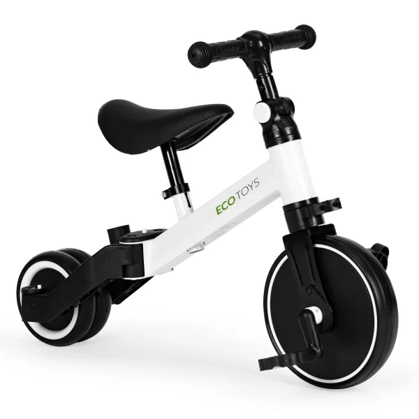 Rower trójkołowy biegowy 2w1 rączka do prowadzenia ECOTOYS