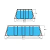 Basen AVENLI Steel Super 400 x 200 x 99 cm zestaw z filtracją
