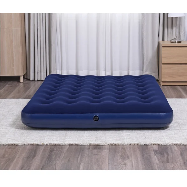 Dmuchany materac BESTWAY Flokowany Podwójny 191 x 137 x 22 cm