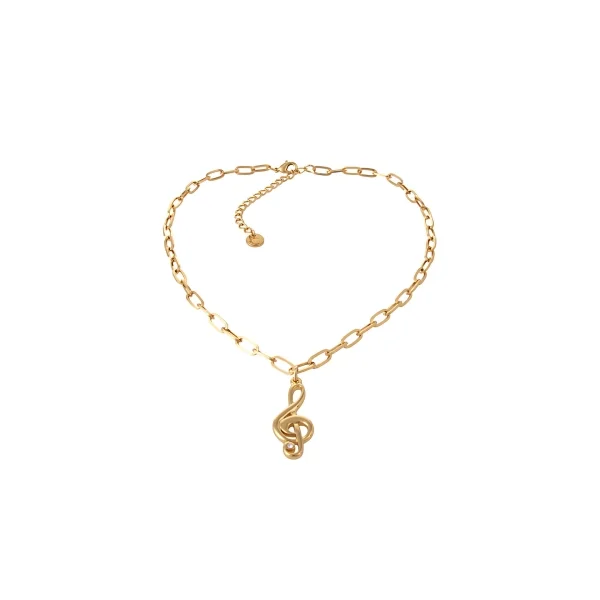 Naszyjnik klucz wiolinowy z kolekcji Basic Chain Aria Martelle długość 50 cm (C24/NUT/01/1AU)
