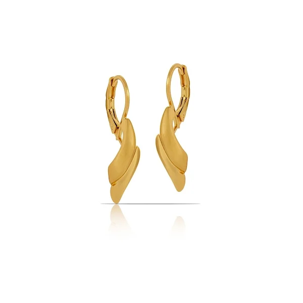 Kolczyki o wydłużonym kształcie z kolekcji Classic (P14510AU P.MAT)