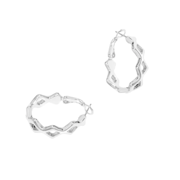 Kolczyki nowoczesne koła (P4996AG)