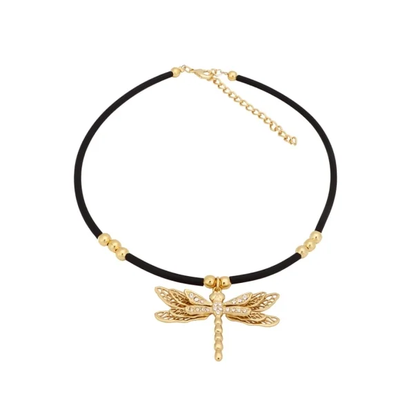 Choker z ważką z kolekcji Mystical Moments (C21/LAT/80AU)