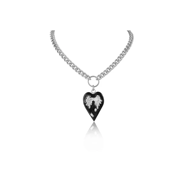 Choker z sercem z kolekcji Angel (C23/ZWE/54AG)