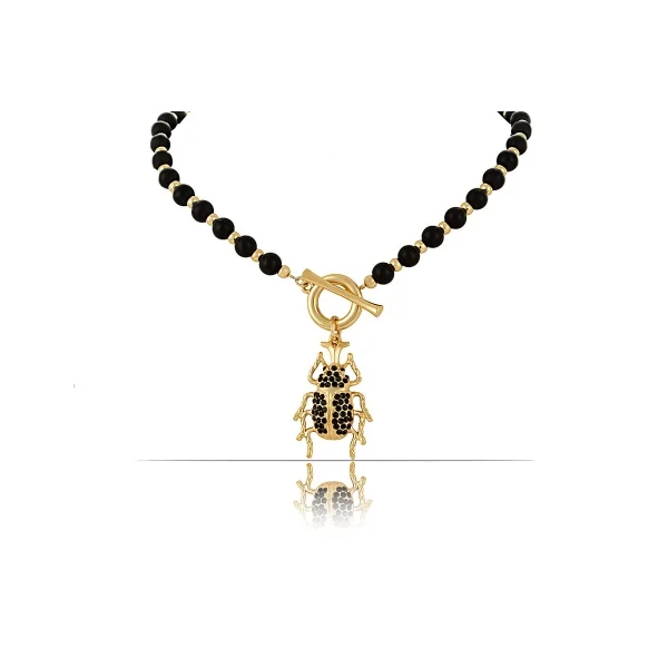 Naszyjnik ze skarabeuszem z kolekcji Beetle Brilliance (C23/ZIM/13AU)