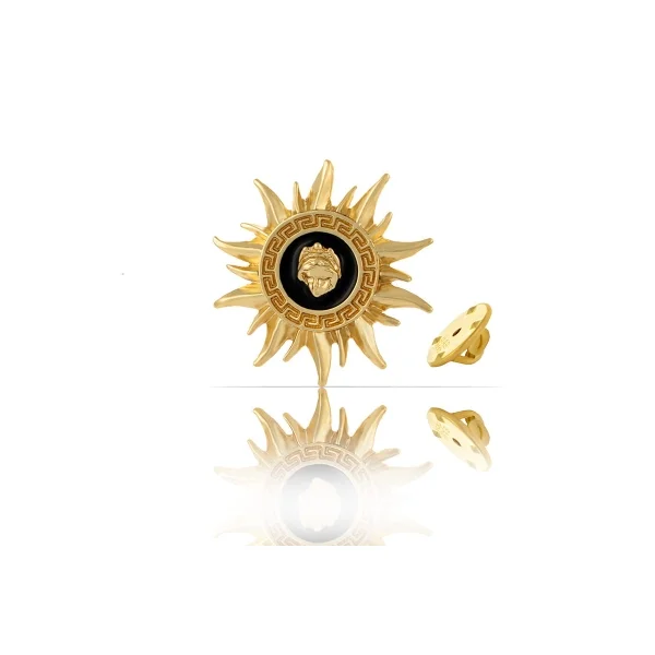 Pin słońce z greckim motywem z kolekcji Olimpia (CP23/ZWE/108/1AU)