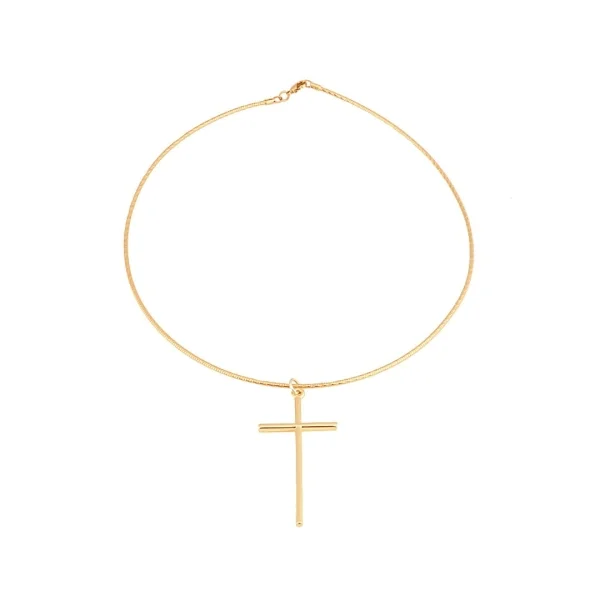 Choker żyłka z krzyżykiem (C21/WIO/70AU)