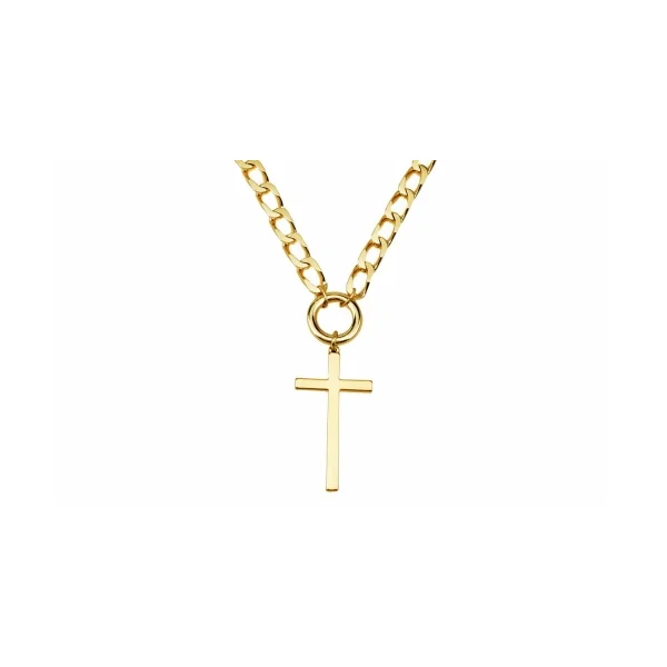 Choker z krzyżem z kolekcji Heavenly (C15/ROZ/21AU)