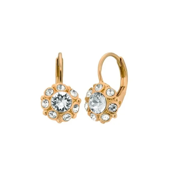Kolczyki eleganckie kwiatki (P14528AU)