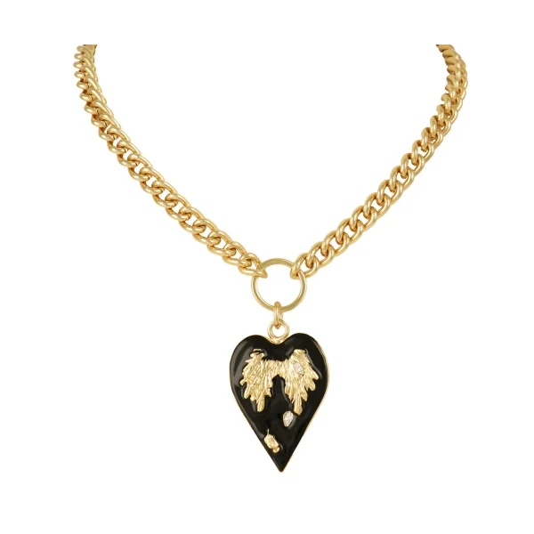 Choker z sercem z kolekcji Angel (C23/ZWE/54AU)
