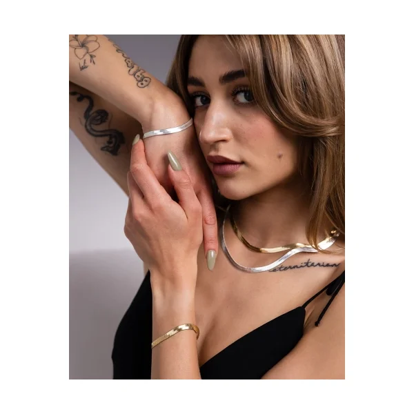 Posrebrzana bransoletka z kolekcji OLIWCIAKS (B23/ZIM/106/1AG)